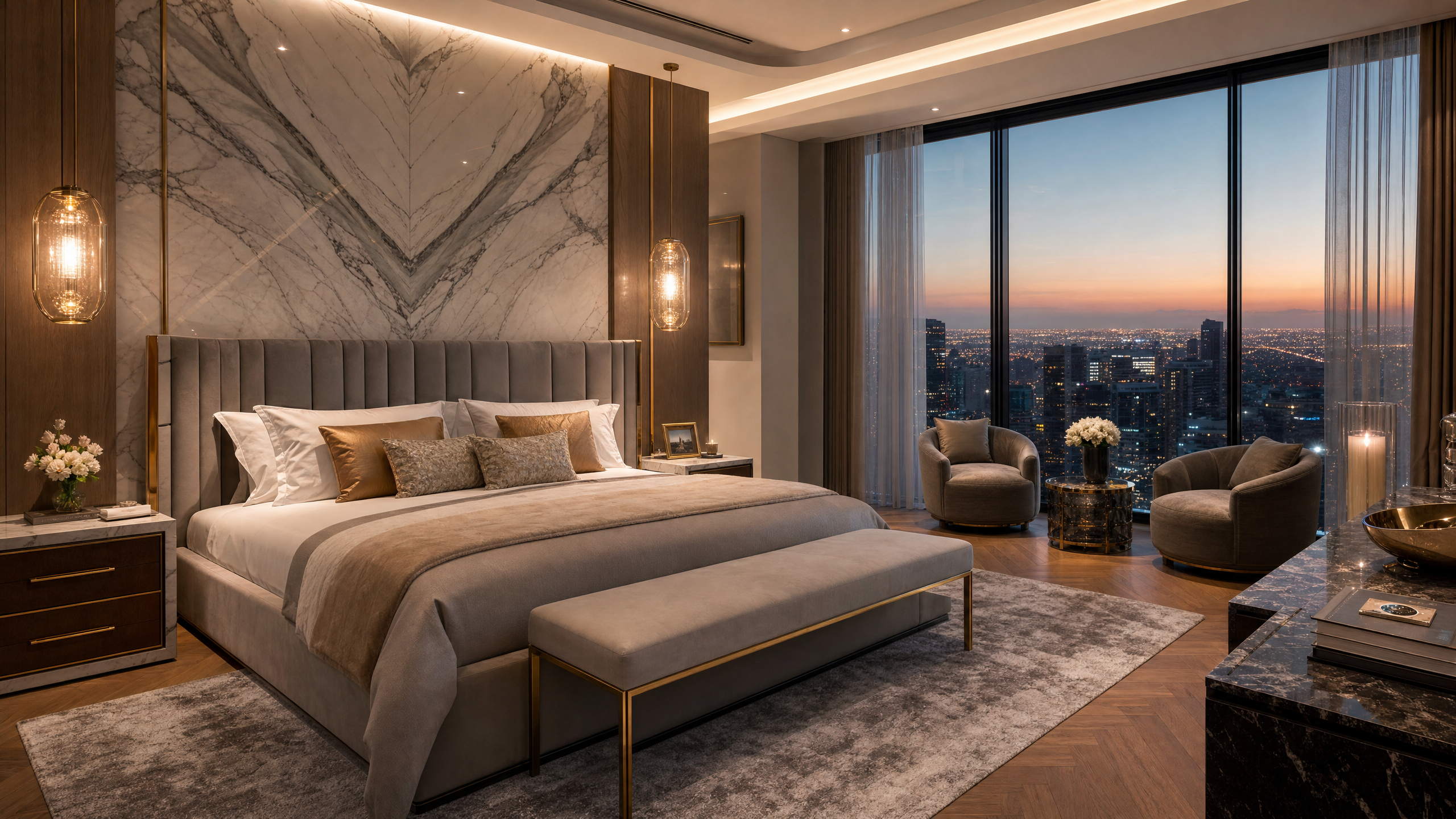 Luxury bedroom design